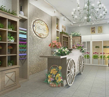 Цветочный магазин на набережной в ЦАО