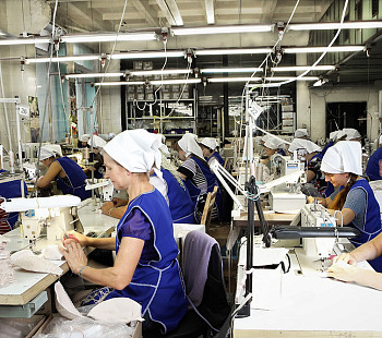 Швейное производство на Уралмаше