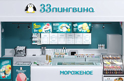 «33 пингвина» – франшиза кафе мороженого