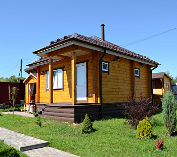 Русская баня на дровах с домом отдыха