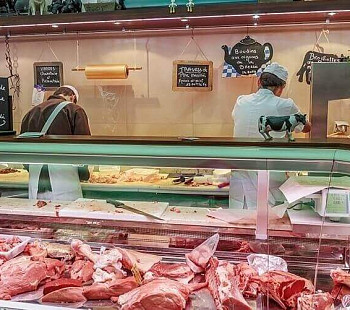Торговая точка по продаже мяса и полуфабрикатов
